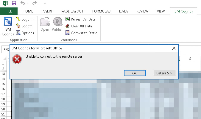 Change server address in Cognos Analysis for Microsoft Excel (Cafe) files (manually and using NodeJS)