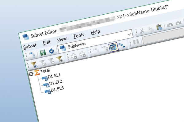Definition of system lines in Cognos TM1 Subset files (.sub)