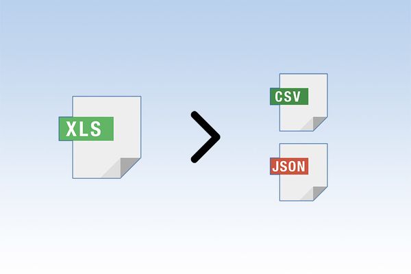 Convert XLSX file with multi level header to plain CSV and JSON